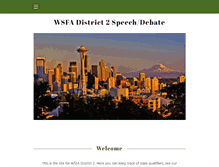 Tablet Screenshot of emeraldcityspeech.org